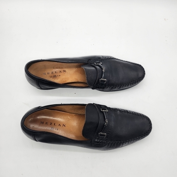 Mezlan Shoe Men 12 M Ghedini Genuine Calfskin Loafer Slip-On Black main image 5
